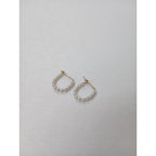 MIZUKI ミズキ K14YG パール セーフティーピン ピアス ゴールド アクセサリー 【中古】