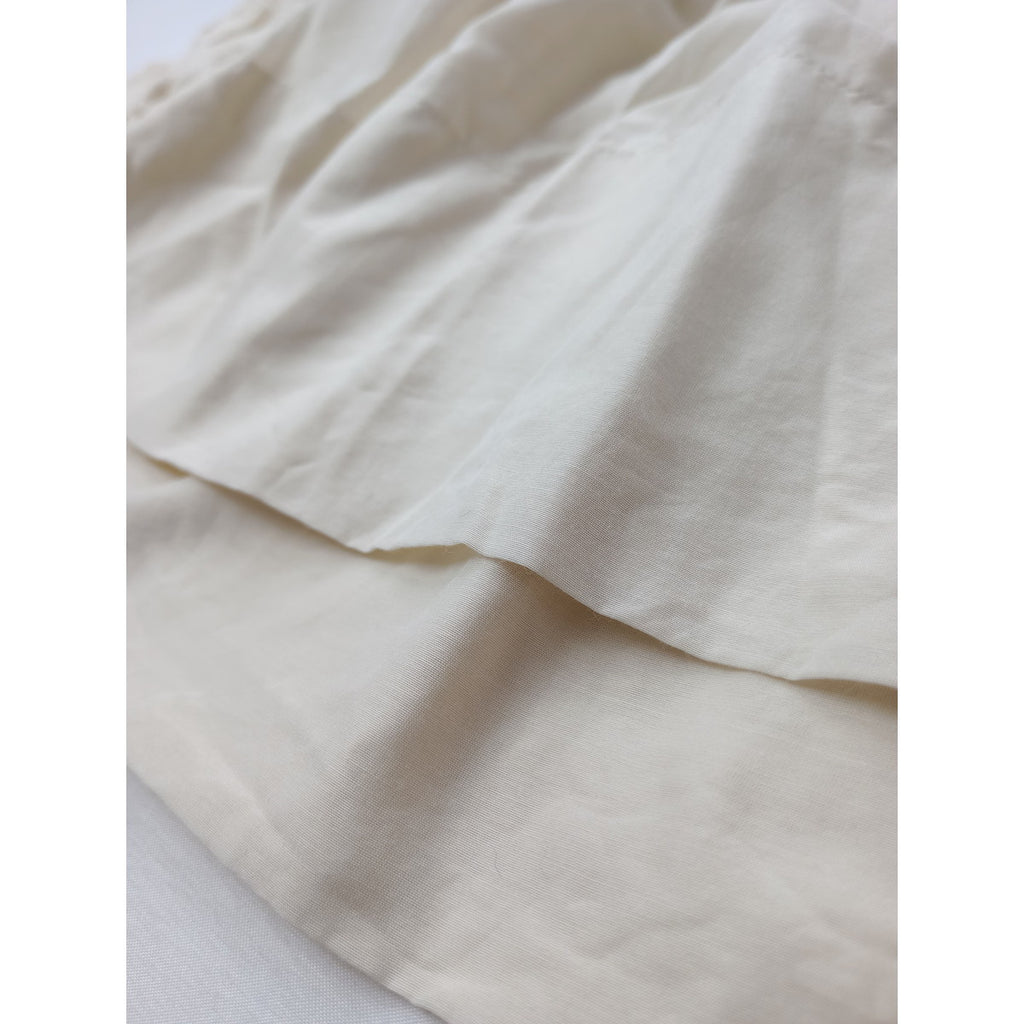 25SS  TOWAVASE トワヴァーズ  Leavers  レース  ブラウス トップス  アイボリー 【中古】