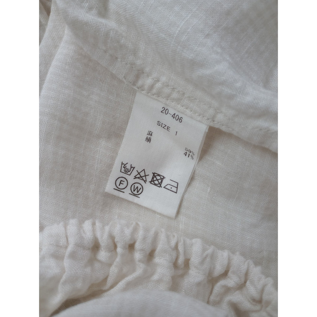 SUSURI ススリ ピオニーブラウス ノースリーブ  トップス  白 【中古】