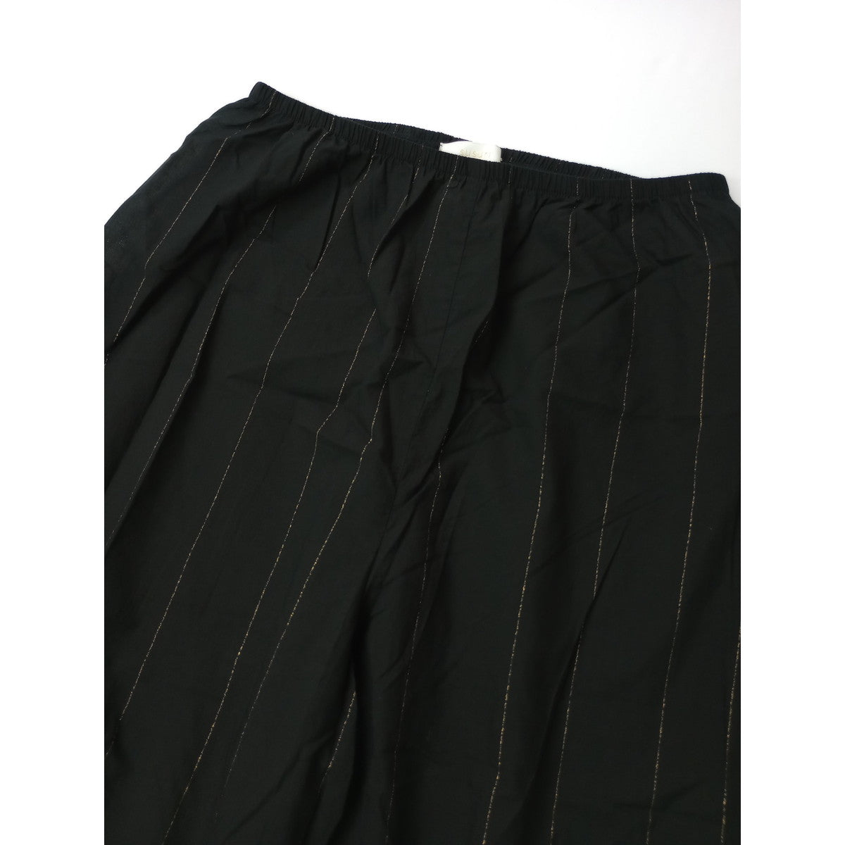 SUSURI ススリ フルッターパンツ ストライプ 黒 ブラック 1  【中古】