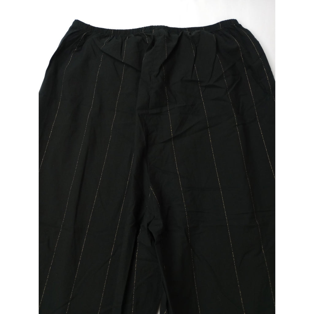 SUSURI ススリ フルッターパンツ ストライプ 黒 ブラック 1  【中古】