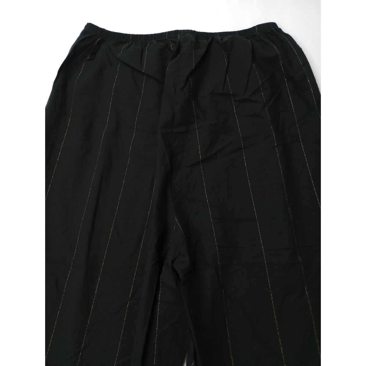 SUSURI ススリ フルッターパンツ ストライプ 黒 ブラック 1  【中古】