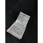 the last flower of the afternoon  ラストフラワーオブジアフタヌーン リネン 麻 100％ ロングドレス ワンピース 黒 ブラック 【中古】