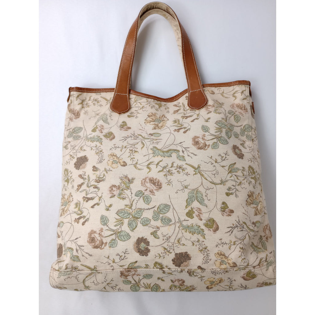 Hug O War × PORTER ハグオーワー ×  ポーター  雅姫 レザー トートバッグ 花柄  【中古】