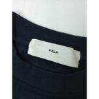 TOGA PULLA トーガプルラ Cotton jersey top コットンジャージートップス 切り替え ネイビー  カーキ  36【中古】