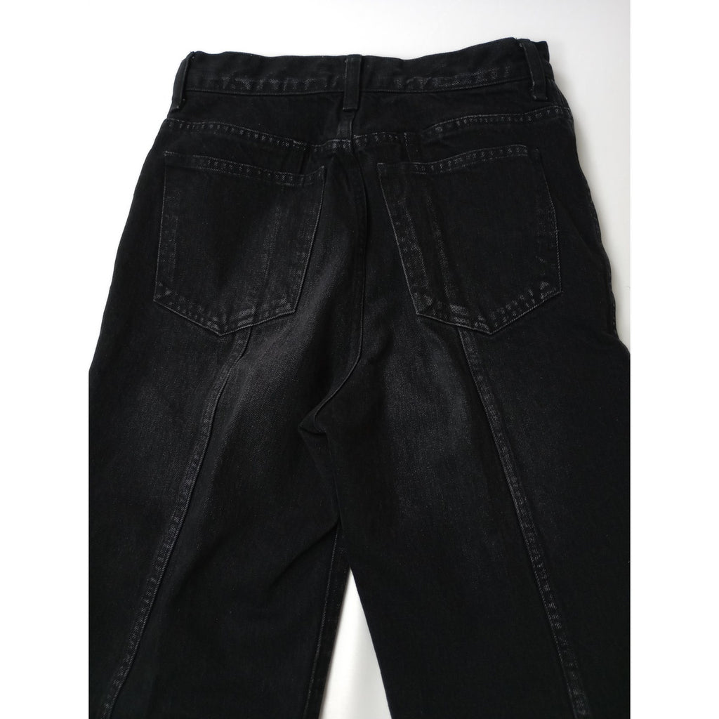 TOGA PULLA トーガプルラ Denim pants デニムパンツ 黒 ブラック 34   【中古】