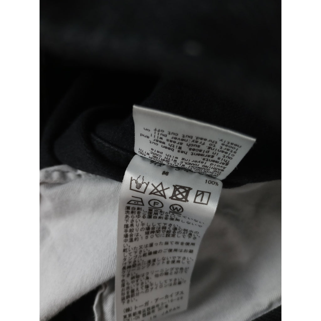 TOGA PULLA トーガプルラ Denim pants デニムパンツ 黒 ブラック 34   【中古】
