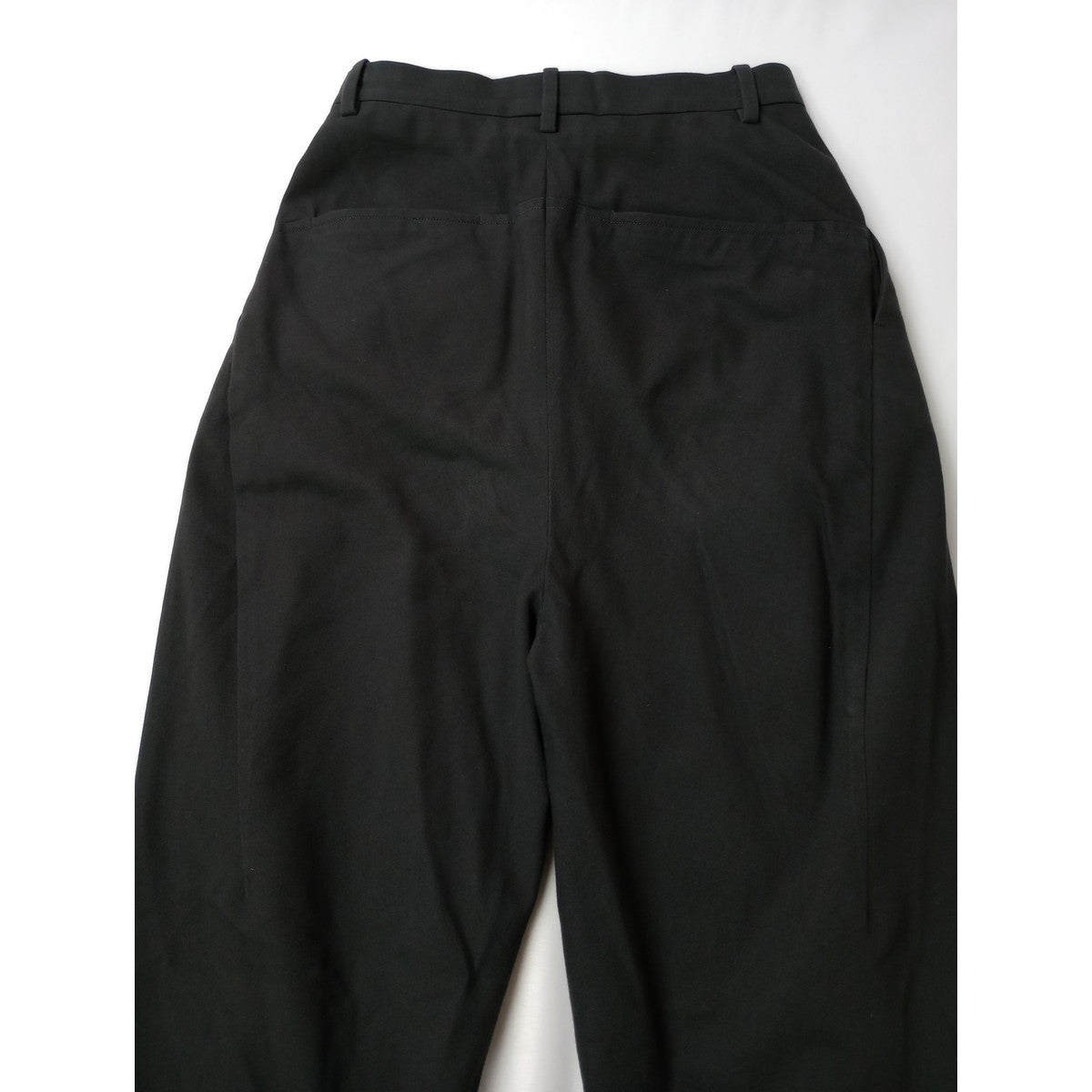 mina perhonen ミナペルホネン siisti コットン 綿 100％ タック パンツ グレー 36   【中古】