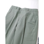 mina perhonen ミナペルホネン  herbes コットン  シルク  パンツ グリーン系  36