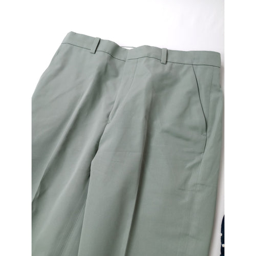 mina perhonen ミナペルホネン  herbes コットン  シルク  パンツ グリーン系  36