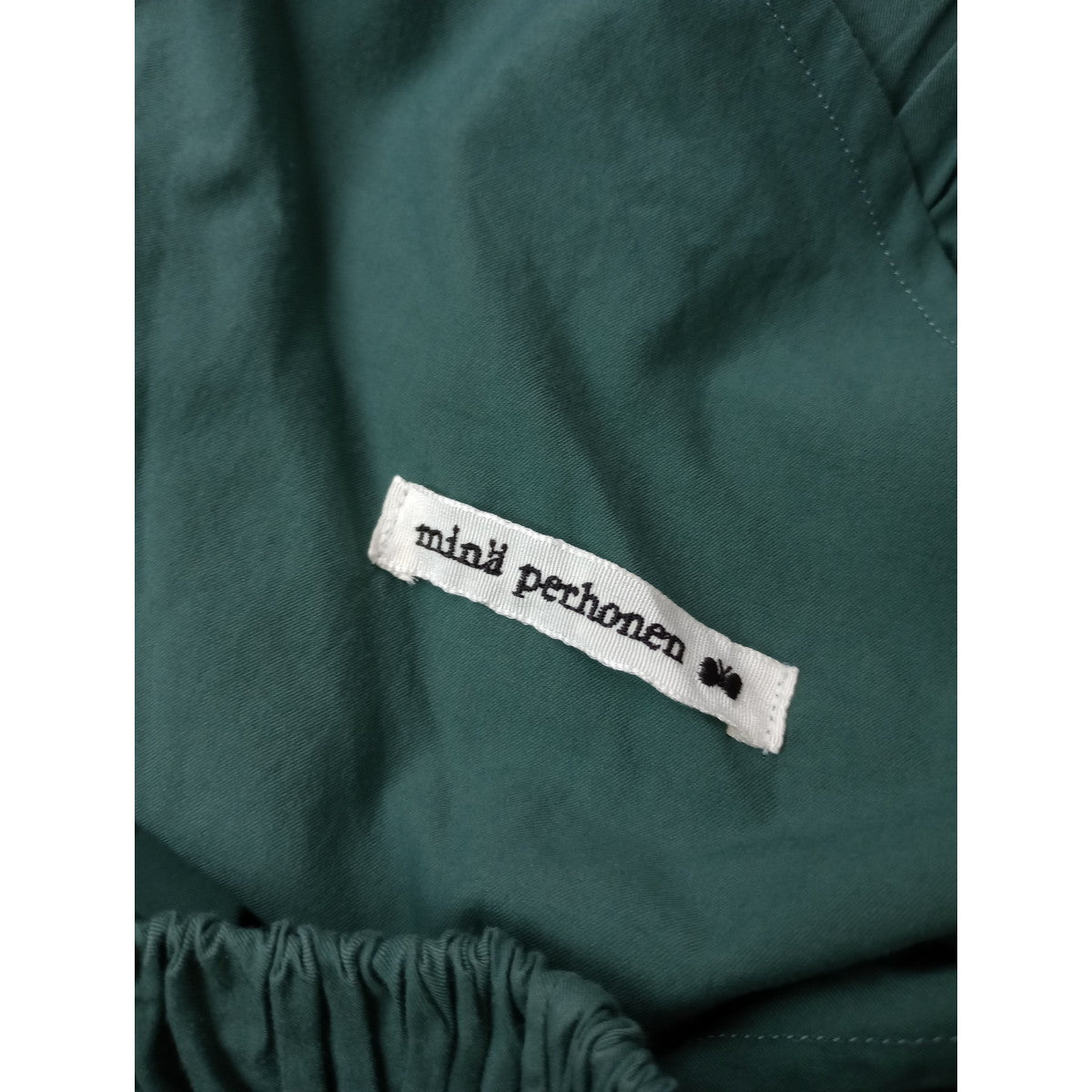 mina perhonen ミナペルホネン foggy road フォギーロード パンツ   グリーン  36  【中古】
