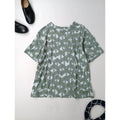 mina perhonen LAUNDRY ミナペルホネン ランドリー stick tree カットソー トップス グリーン 36 【中古】