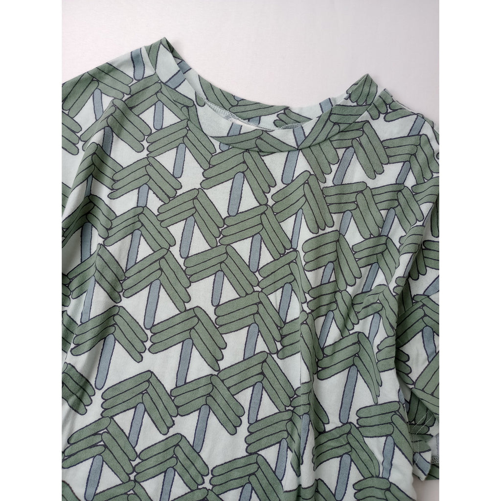 mina perhonen LAUNDRY ミナペルホネン ランドリー stick tree カットソー トップス グリーン 36 【中古】