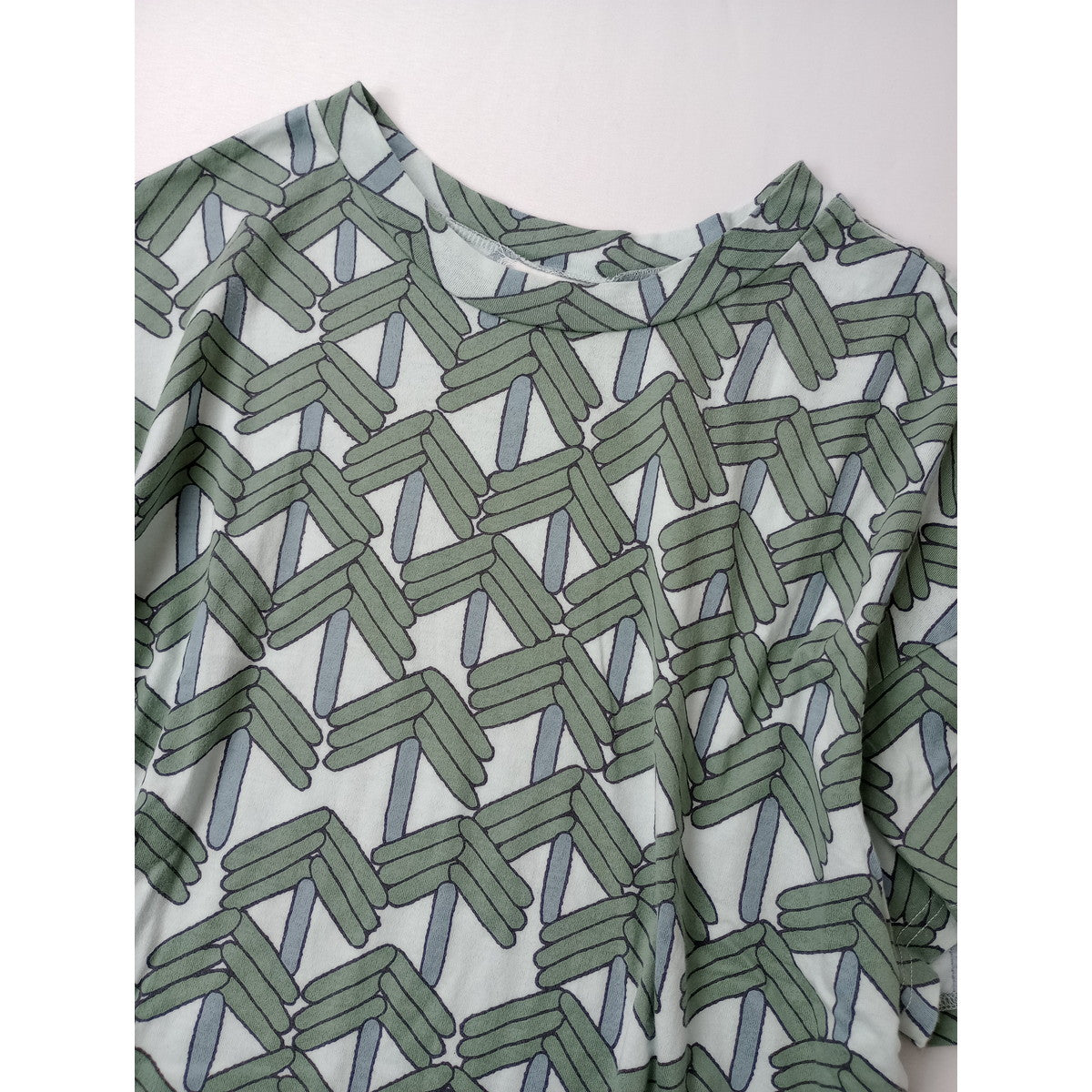 mina perhonen LAUNDRY ミナペルホネン ランドリー stick tree カットソー トップス グリーン 36 【中古】