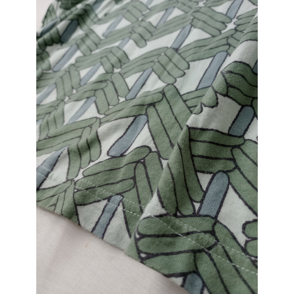 mina perhonen LAUNDRY ミナペルホネン ランドリー stick tree カットソー トップス グリーン 36 【中古】
