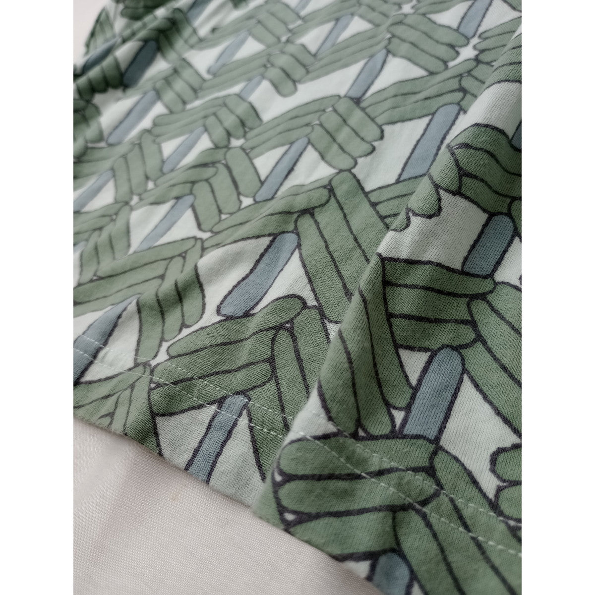 mina perhonen LAUNDRY ミナペルホネン ランドリー stick tree カットソー トップス グリーン 36 【中古】