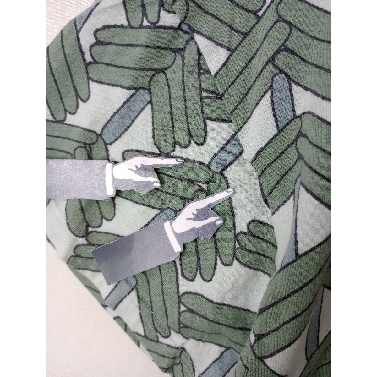 mina perhonen LAUNDRY ミナペルホネン ランドリー stick tree カットソー トップス グリーン 36 【中古】