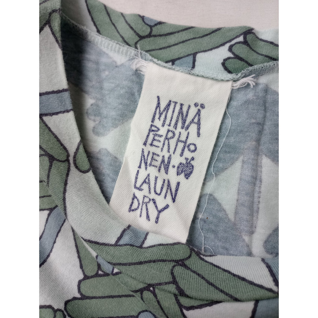 mina perhonen LAUNDRY ミナペルホネン ランドリー stick tree カットソー トップス グリーン 36 【中古】