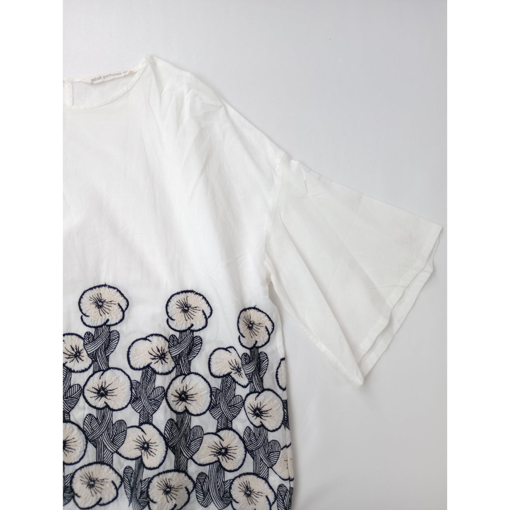 mina perhonen ミナペルホネン hanakaze ブラウス  トップス  白 36 【中古】
