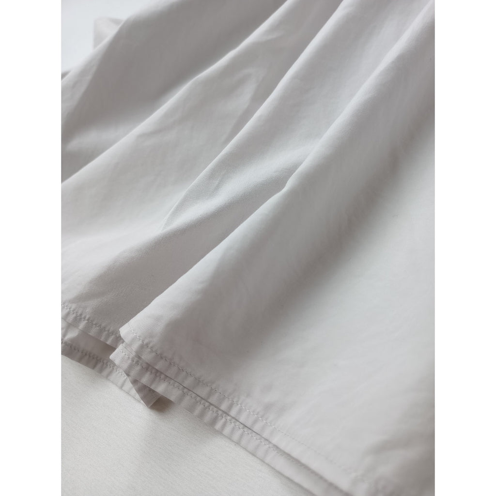 mina perhonen ミナペルホネン adagio ブラウス トップス 長袖  白 36   【中古】