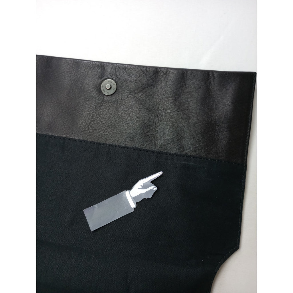 discord Yohji Yamamoto ディスコード ヨウジヤマモト レザー ショルダーバッグ 黒 ブラック 【中古】