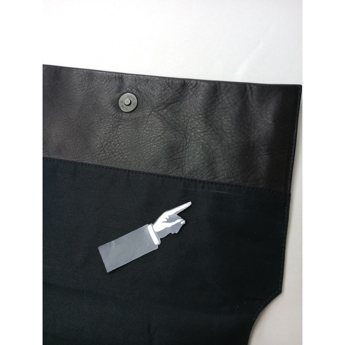 discord Yohji Yamamoto ディスコード ヨウジヤマモト レザー ショルダーバッグ 黒 ブラック 【中古】