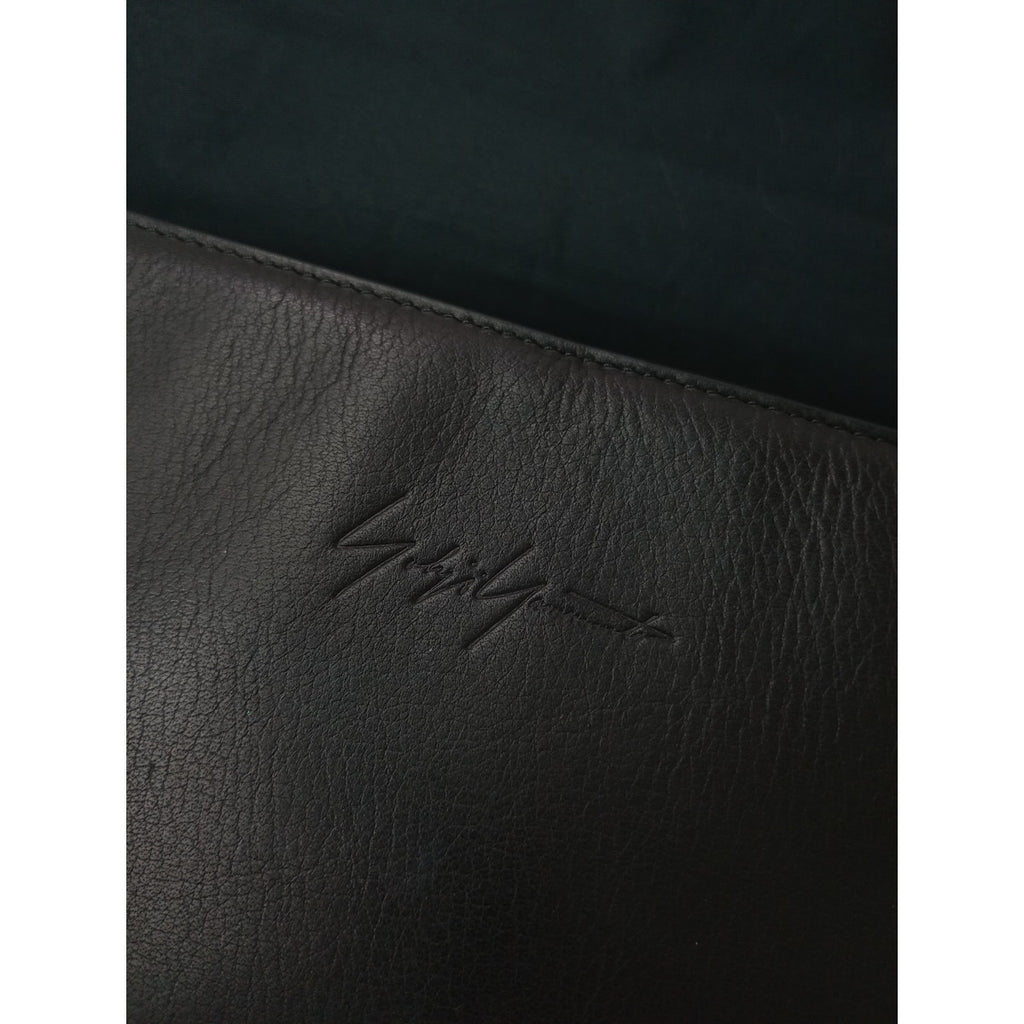 discord Yohji Yamamoto ディスコード ヨウジヤマモト レザー ショルダーバッグ 黒 ブラック 【中古】