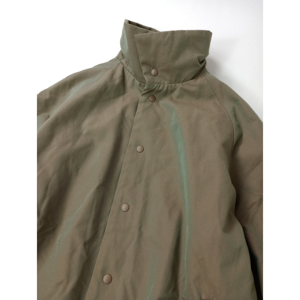 atelier naruse アトリエナルセ コットン 中綿  ロング コート カーキ  ユニセックス 2  (8M＋2164)【中古】