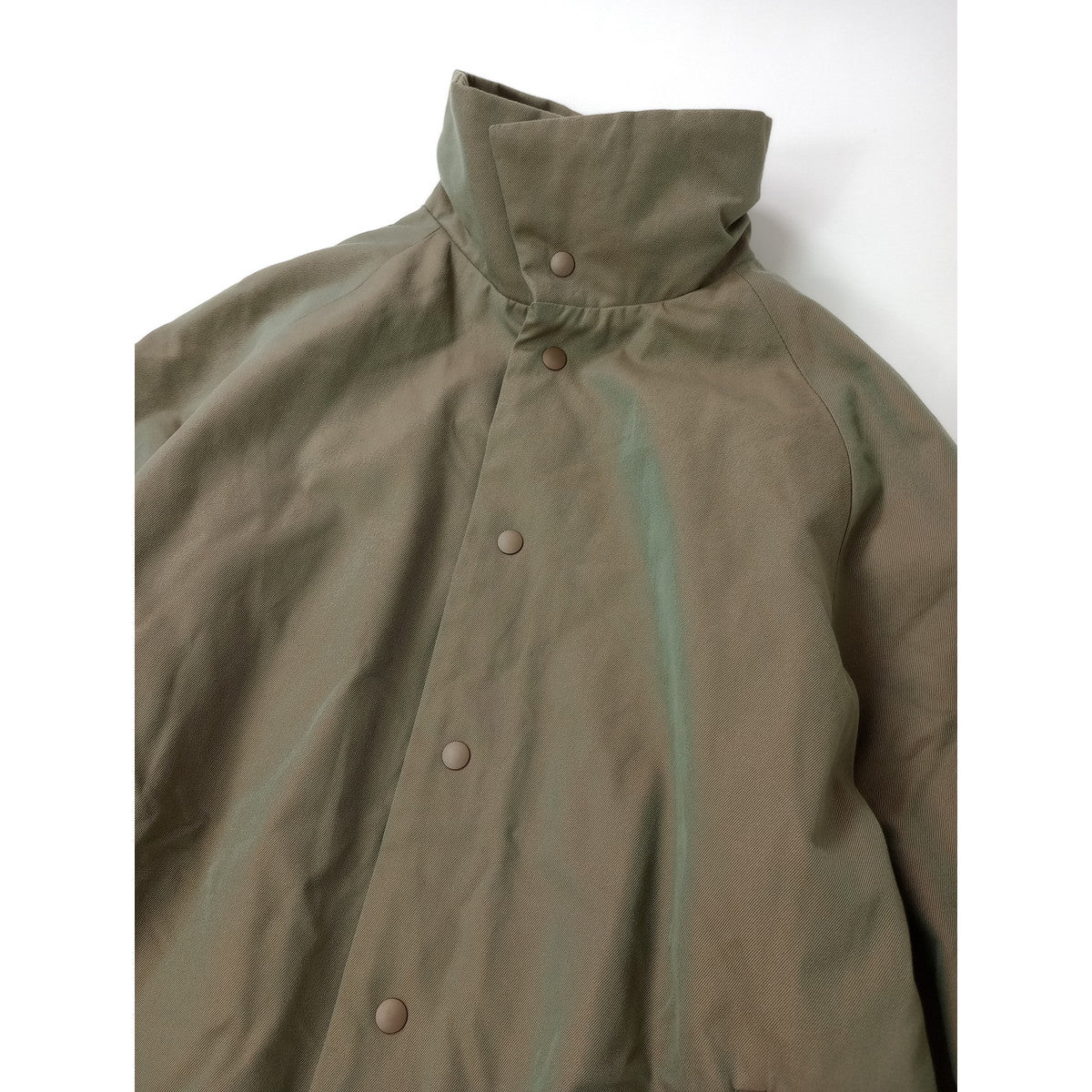 atelier naruse アトリエナルセ コットン 中綿  ロング コート カーキ  ユニセックス 2  (8M＋2164)【中古】