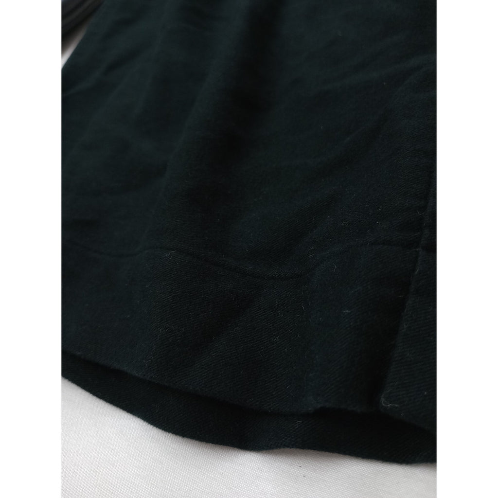 25AW  homspun ホームスパン コットン 綿 100％ イージーパンツ 黒 ブラック F