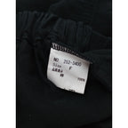 25AW  homspun ホームスパン コットン 綿 100％ イージーパンツ 黒 ブラック F
