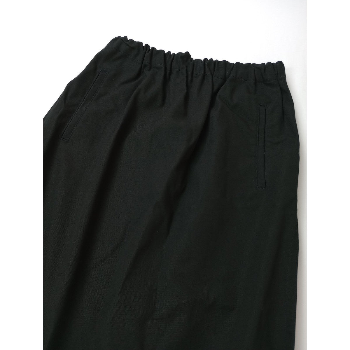 26SS ゴーシュ コットン 綿 100％ ロングスカート 黒 ブラック 2 【中古】