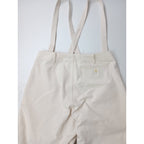 R&D.M.Co- オールドマンズテーラー CANVAS SUSPENDERS PANTS キャンバス サスペンダー パンツ ワイド 生成り S 【中古】