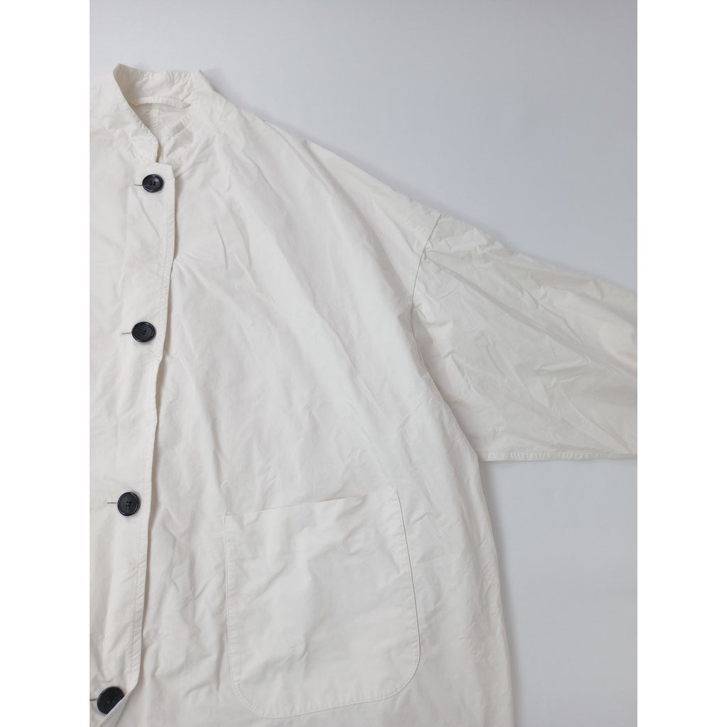 R&D.M.Co- オールドマンズテーラー  GARMENT DYE OVERSIZED COAT ガーメント ダイオーバーサイズ ロング コート 白 【中古】