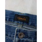 chimala チマラ デニムパンツ ビンテージ加工 ブルー 26  【中古】