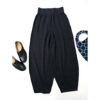 STUDIO NICHOLSON スタジオ ニコルソン MOURA KNIT PANTS ニットパンツ メリノウール カシミヤ シルク  ダークグレー  0  (8M＋2667)【 中古】