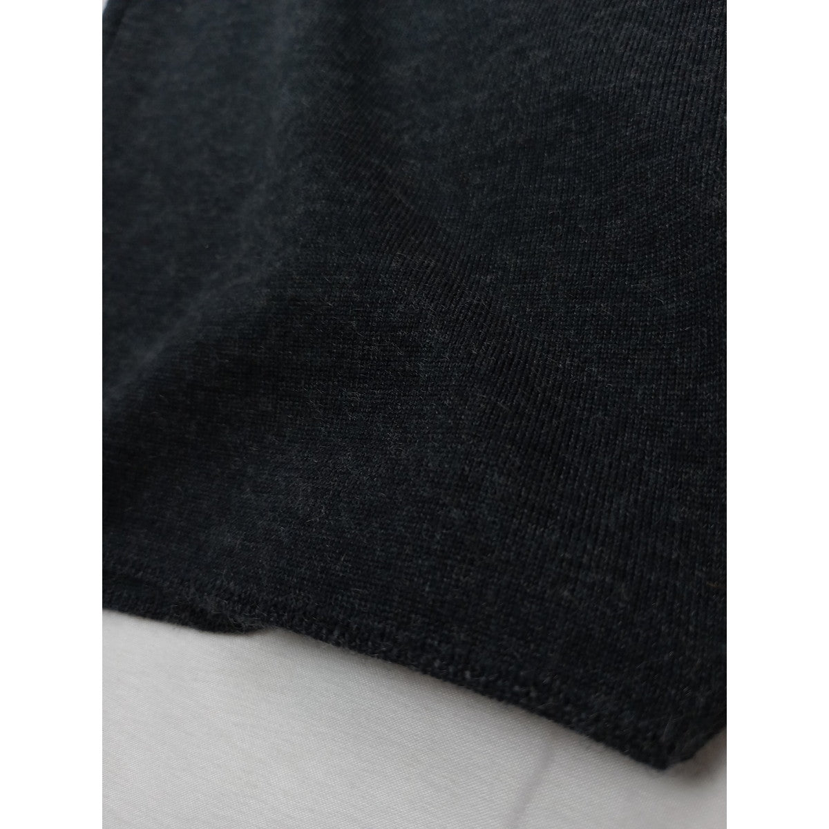 STUDIO NICHOLSON スタジオ ニコルソン MOURA KNIT PANTS ニットパンツ メリノウール カシミヤ シルク  ダークグレー  0  (8M＋2667)【 中古】