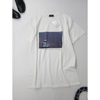 新品  chimala  チマラ  フォト プリント Tシャツ  半袖  トップス カットソー   白