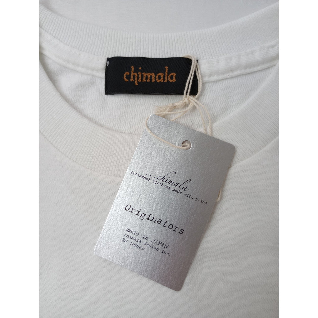 新品  chimala  チマラ  フォト プリント Tシャツ  半袖  トップス カットソー   白