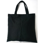 MARGARET HOWELL マーガレットハウエル COTTON LOGO BAG ロゴ トート バッグ 黒 ブラック 【中古】