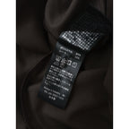 mizuiro ind ミズイロインド バンドカラー 長袖 シャツ ロング ワンピース ダークブラウン 【中古】