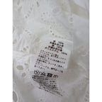 TICCA ティッカ レース ブラウス シャツ コットン 綿 100％  白 F 【中古】