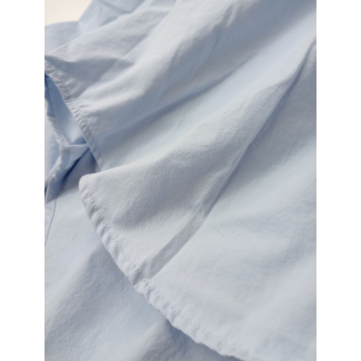 JOURNAL STANDARD LUXE ジャーナルスタンダード ラックス JULY ブラウス シャツ インド綿 タイプライター コットン 綿 100％ ライトブルー 【中古】