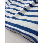 SAINT JAMES セントジェームス オーバーサイズ ボーダー バスクシャツ ブルー 白 【中古】