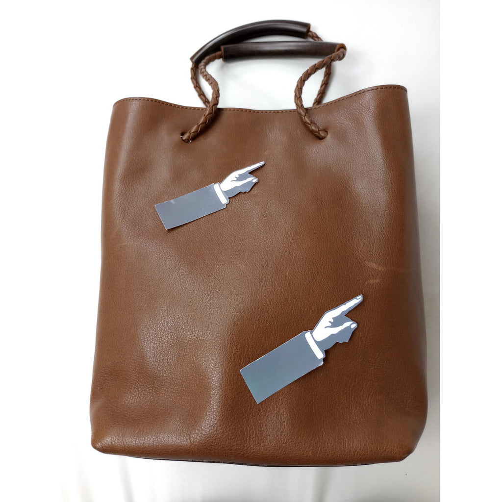 JURGEN LEHL  ヨーガンレール  レザー  バッグ  ブラウン 【中古】
