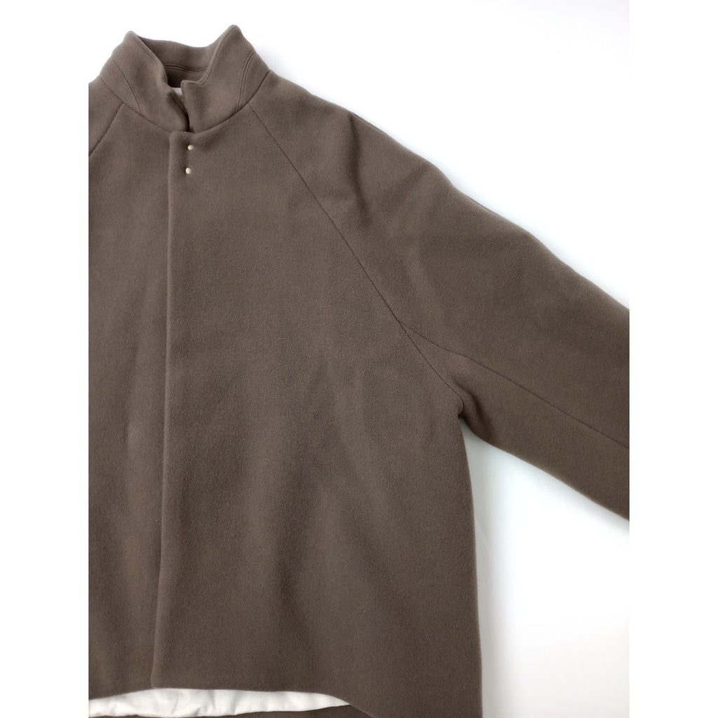 suzuki takayuki スズキタカユキ short coat ウール メルトン ショート コート  カフェモカ ブラウン 2 (8M＋2285)【中古】