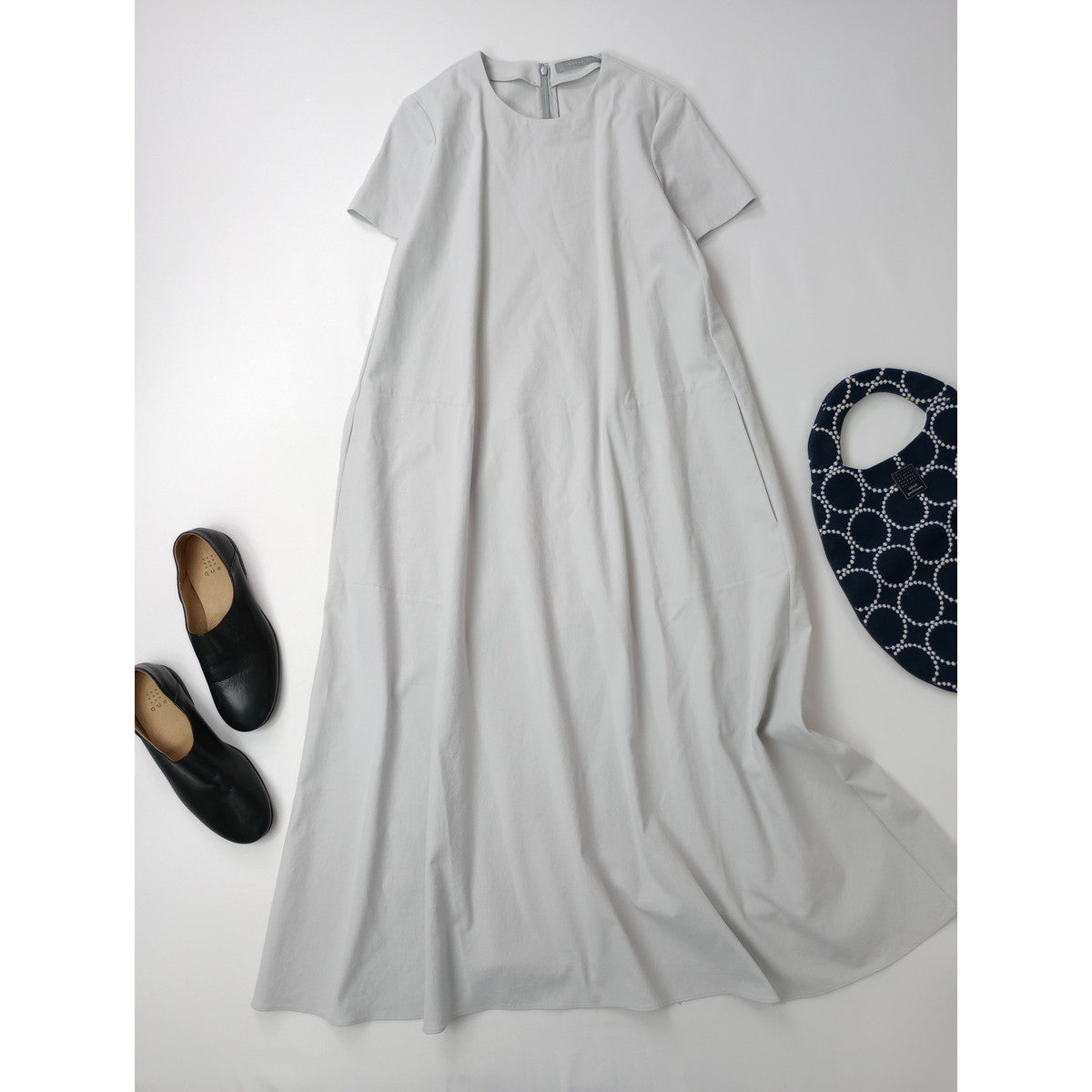 Theory luxe セオリーリュクス IONIA  BOSHELL OX ワンピース ロング ライトブルー 【中古】