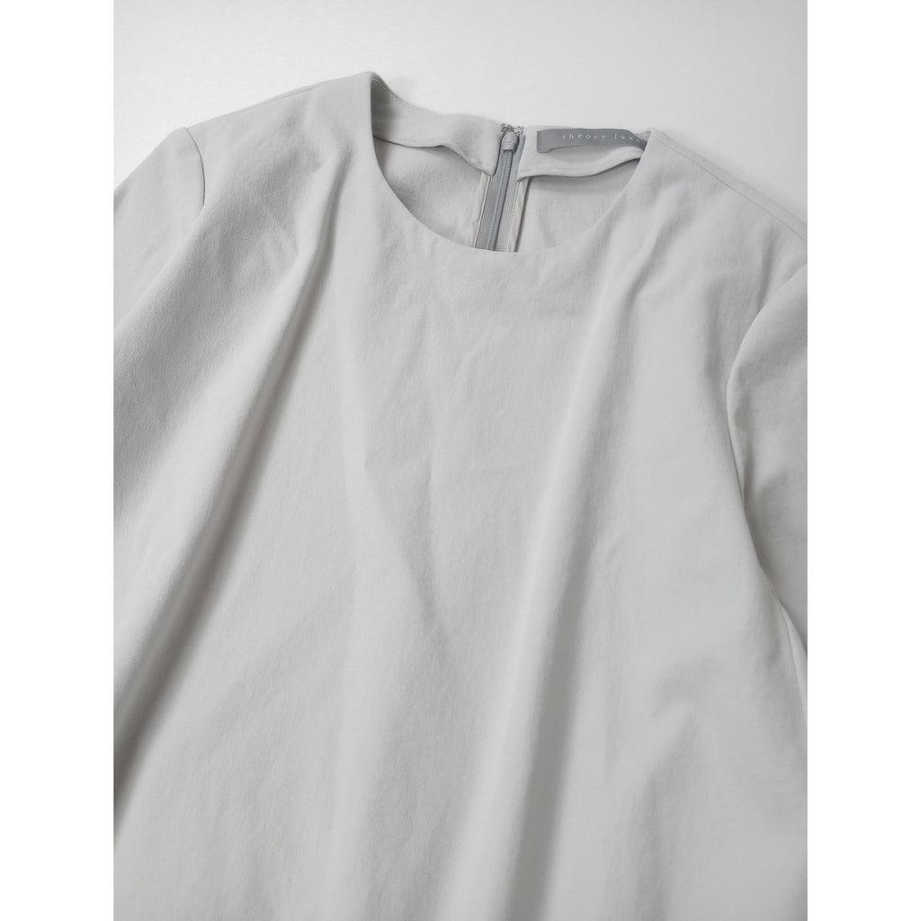 Theory luxe セオリーリュクス IONIA  BOSHELL OX ワンピース ロング ライトブルー 【中古】