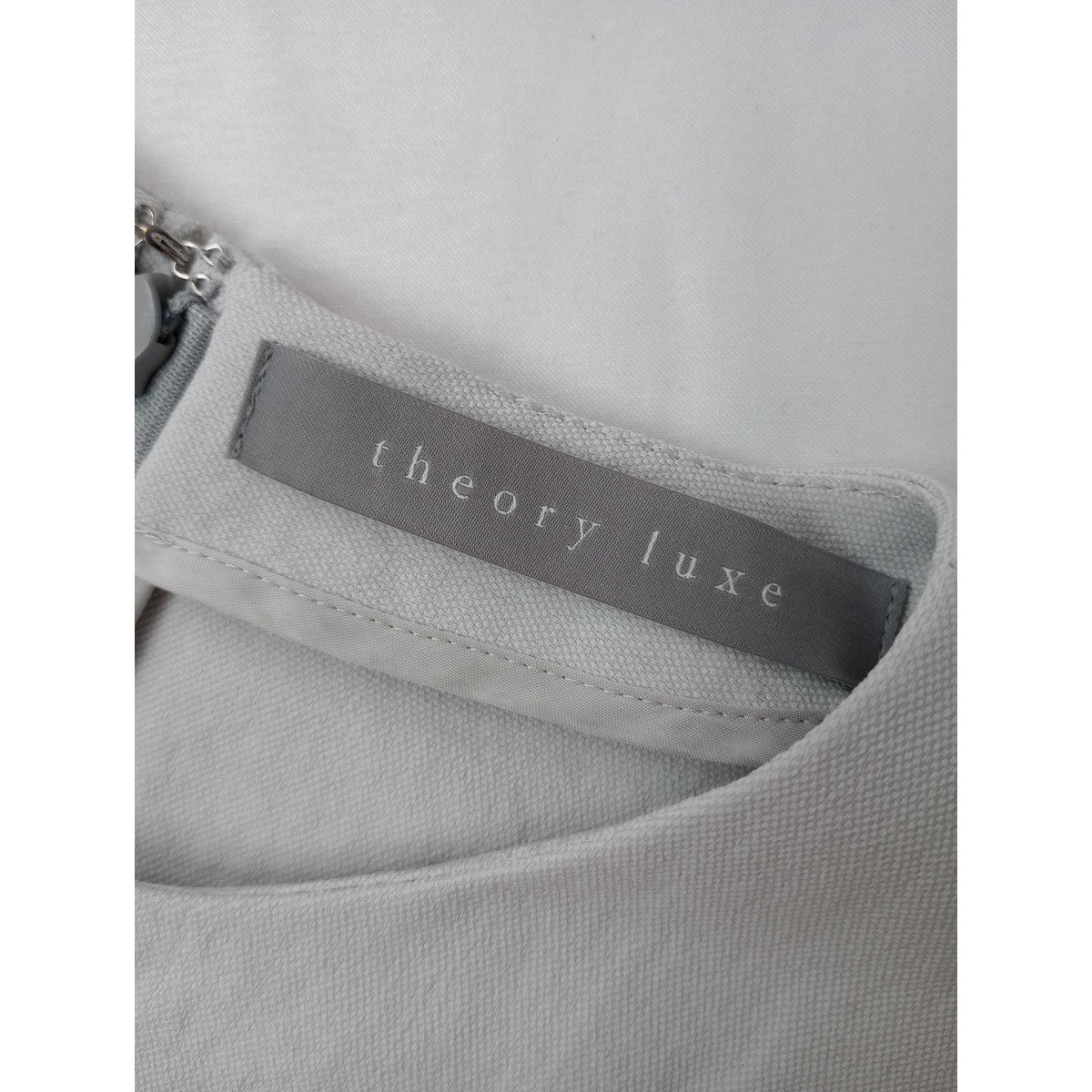 Theory luxe セオリーリュクス IONIA  BOSHELL OX ワンピース ロング ライトブルー 【中古】