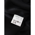 agnès b. アニエスベー  クルーネック  プレッション  カーディガン  黒 ブラック  38 【中古】